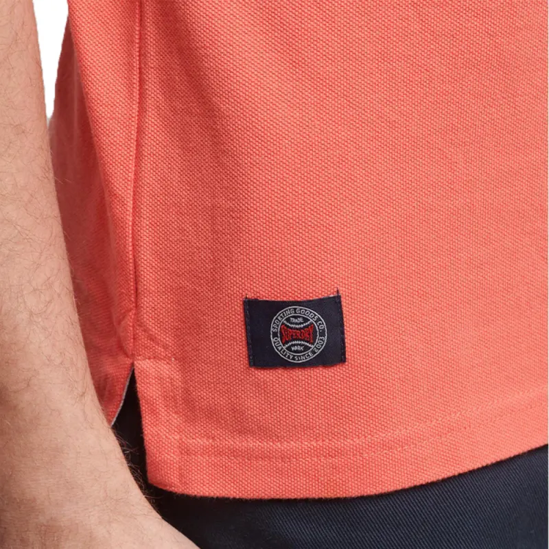 Polo manche courte Superdry Superstate Orange - ZESHOES