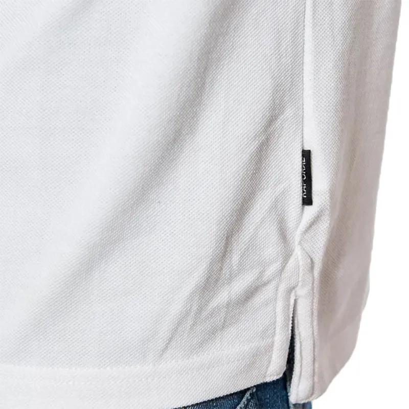 Polo manche courte Kaporal Original logo classic Blanc - ZESHOES Polo manche courte Kaporal Original logo classic Blanc - ZESHOES