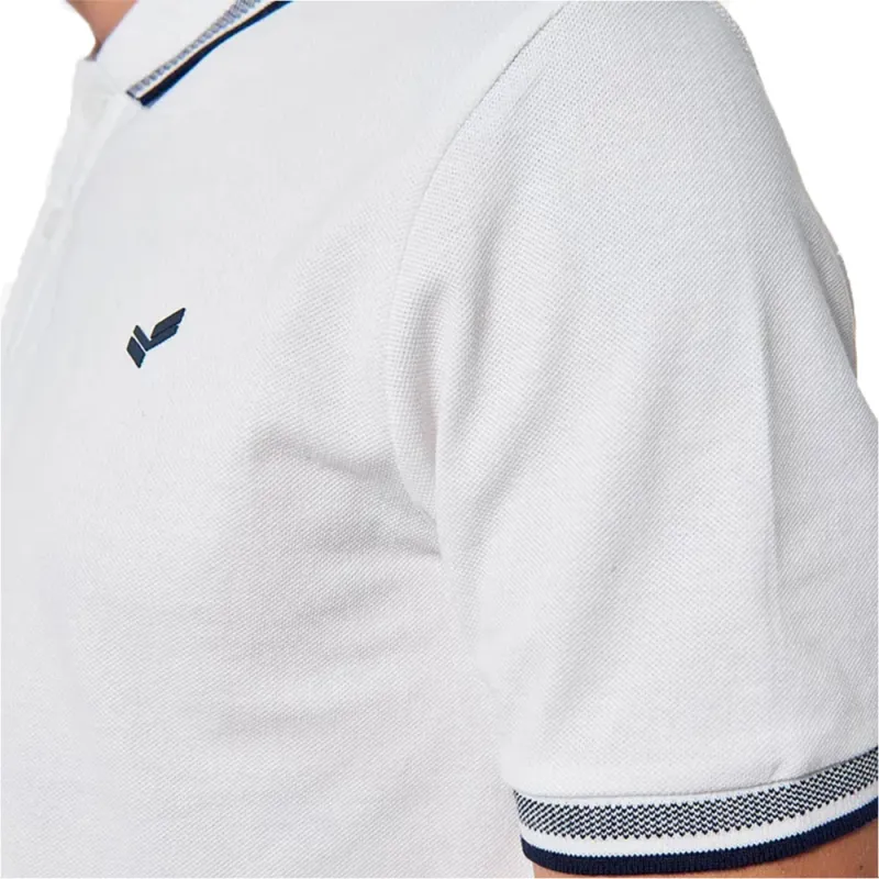 Polo manche courte Kaporal Original logo classic Blanc - ZESHOES Polo manche courte Kaporal Original logo classic Blanc - ZESHOES
