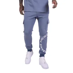 Pantalon jogging homme Project X Paris Original logo signature Bleu - ZESHOES