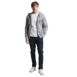 Sweat capuche homme Superdry Style grey Gris - ZESHOES