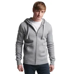 Sweat capuche homme Superdry Style grey Gris - ZESHOES