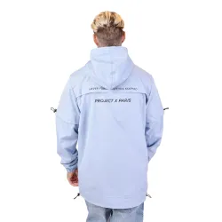 Coupe vent homme Project X Paris Détail élastique Bleu - ZESHOES Coupe vent homme Project X Paris Détail élastique Bleu - ZESHOES