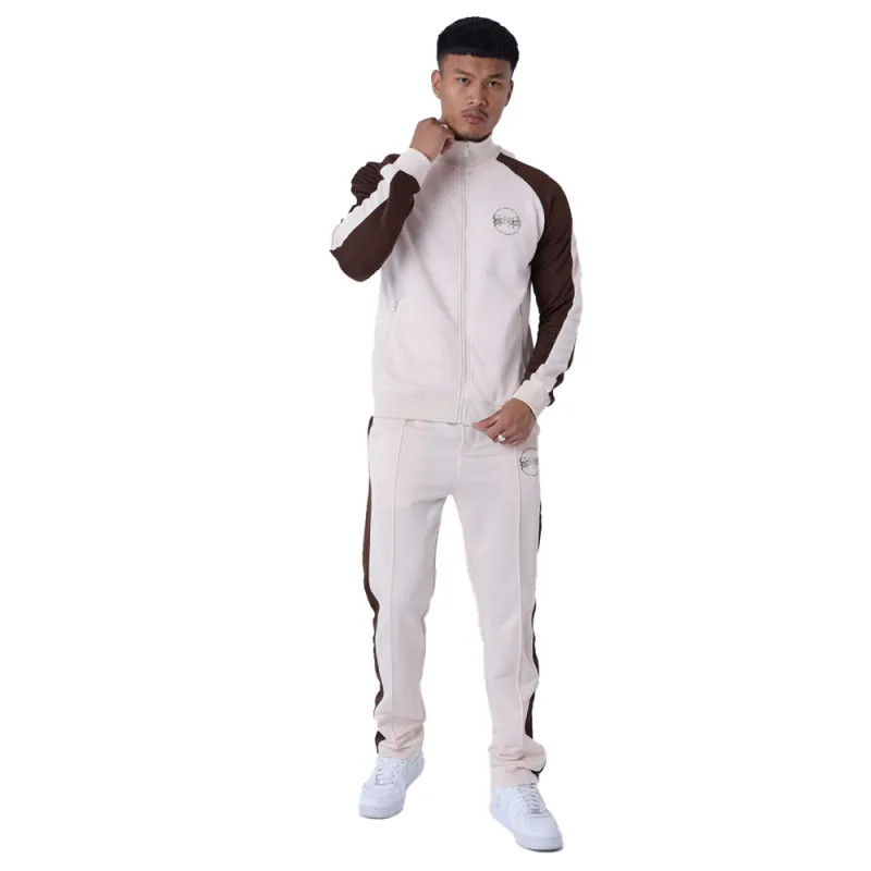 Pantalon jogging homme Project X Paris Classic logo ring Beige - ZESHOES