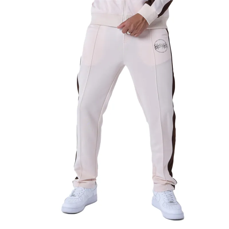 Pantalon jogging homme Project X Paris Classic logo ring Beige - ZESHOES