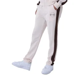Pantalon jogging homme Project X Paris Classic logo ring Beige - ZESHOES