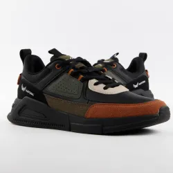 PARTNER: CREATION ref C400463-NOIR-KAKI-MARRON