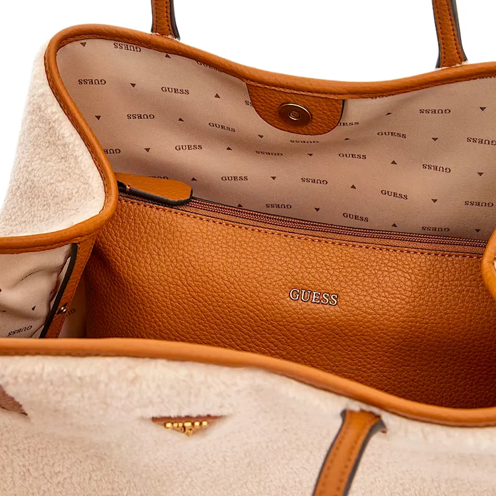 Guess Victtoria Handbag Beige One Size 5