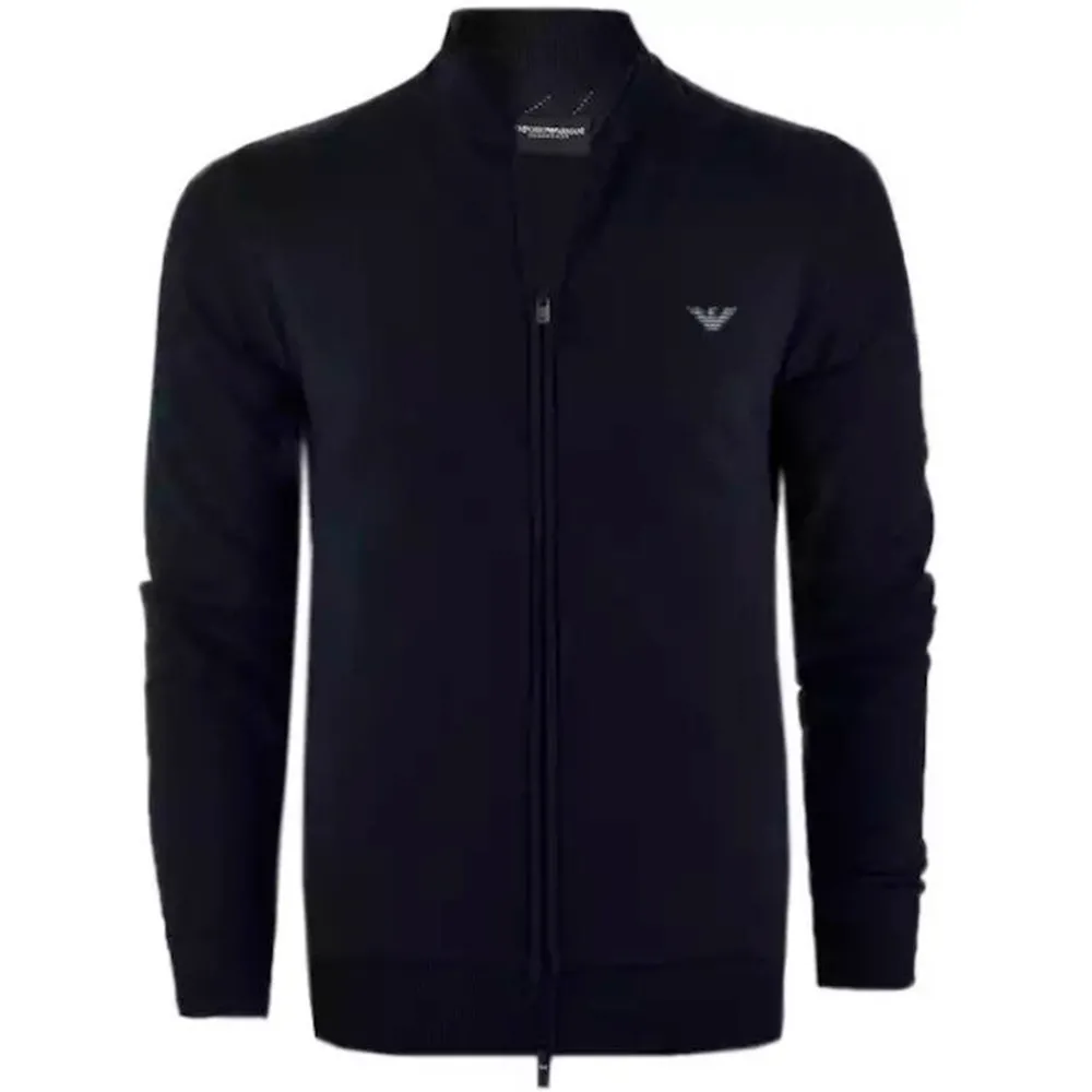 Gilet Emporio Armani Cardigan Homme Bleu