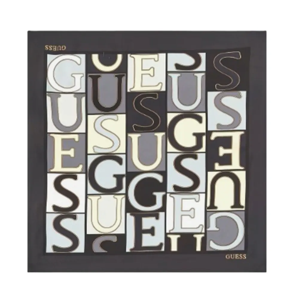 Foulard Guess One life Femme Noir Foulard Guess One life Femme Noir