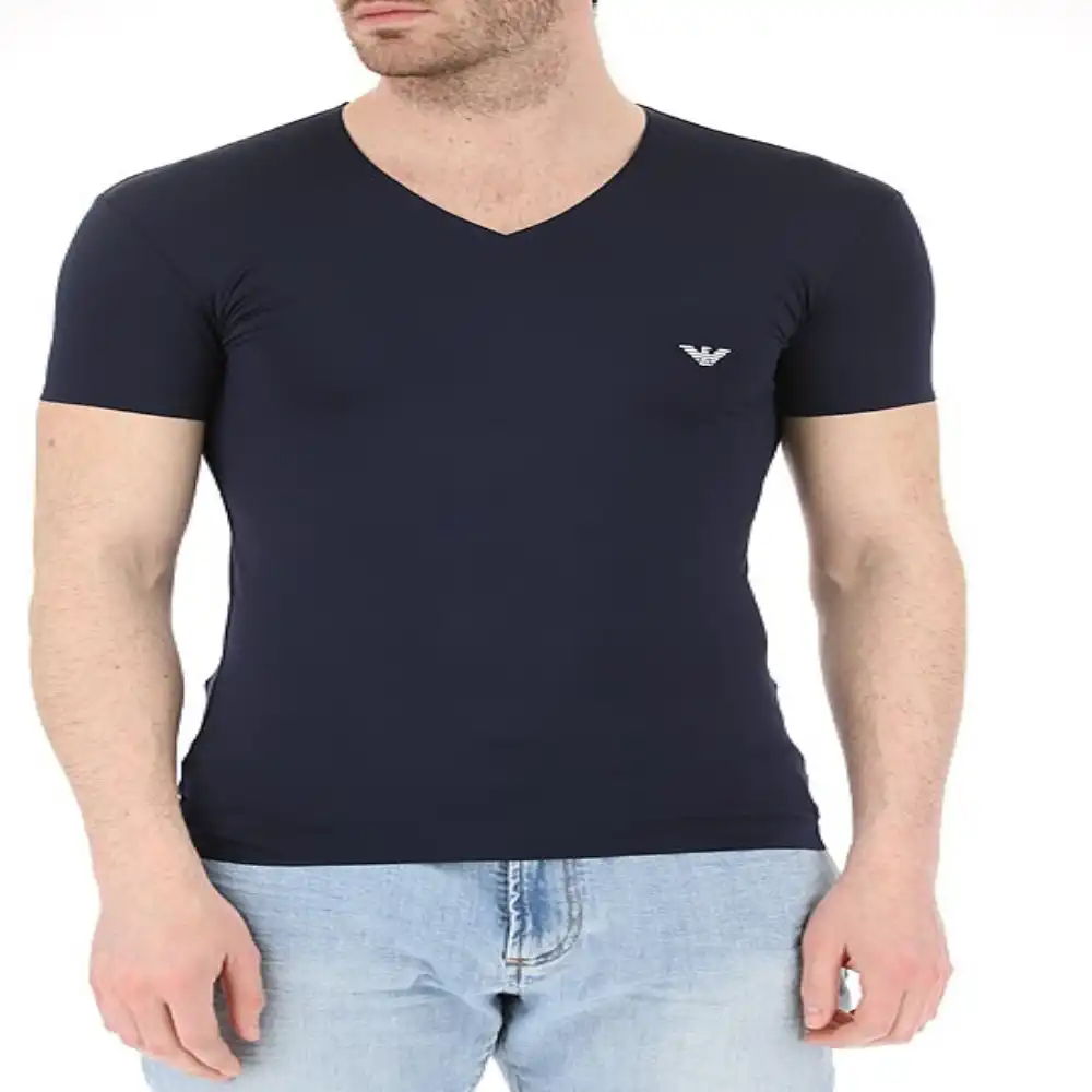 Produits victimes de leur succès Emporio Armani T-Shirt Emporio Armani Bleu Produits victimes de leur succès Emporio Armani T-Shirt Emporio Armani Bleu