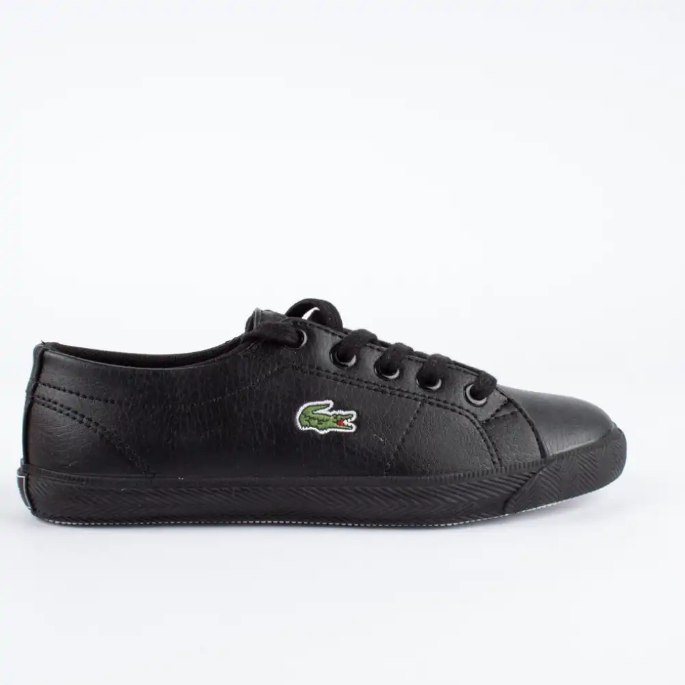 Basket basse garcon Lacoste Marcel L Cla Noir - ZESHOES