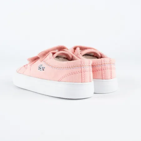 chaussure lacoste fille rose