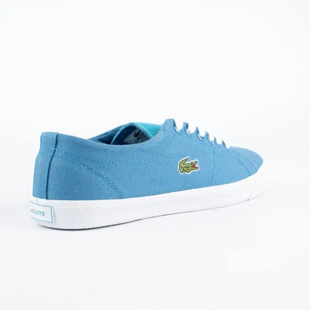 Basket basse garcon Lacoste marcel aur spj Bleu - ZESHOES