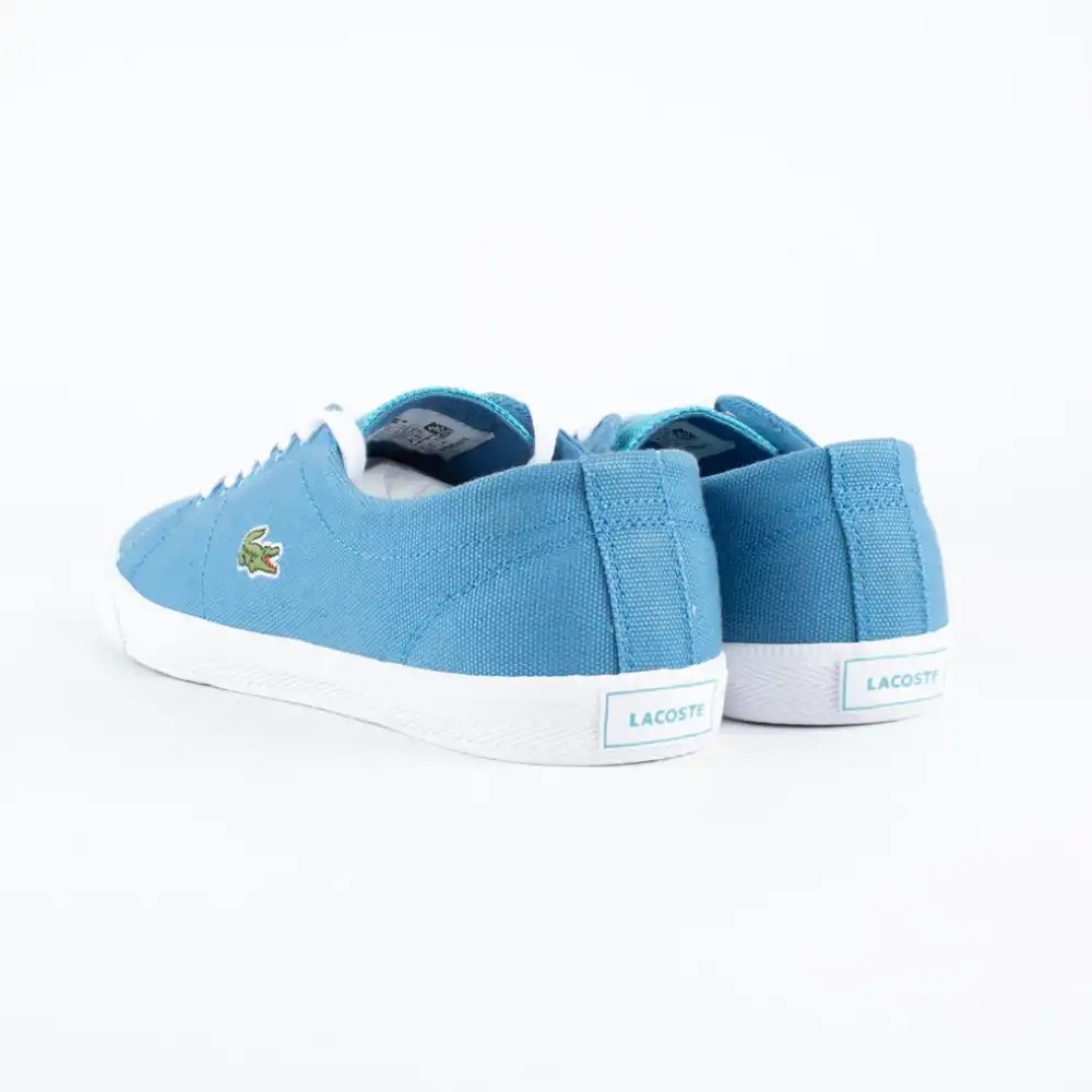 Basket basse garcon Lacoste marcel aur spj Bleu - ZESHOES