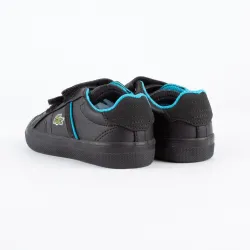 Basket basse garcon Lacoste fairlead Noir - ZESHOES