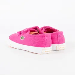 Basket basse fille Lacoste marcel sur spi Rose - ZESHOES
