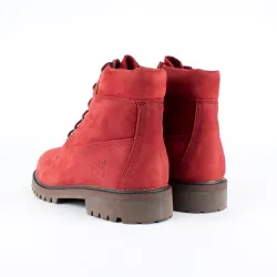 Boots Timberland premium 6 waterproof Rouge - ZESHOES