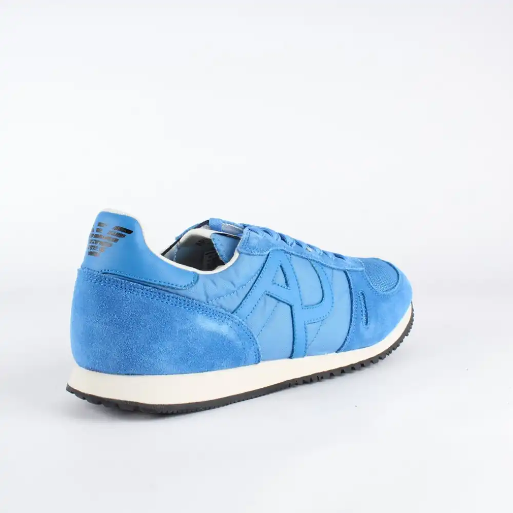 Basket basse homme Armani Jeans s3 azzurro Bleu - ZESHOES