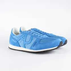 Basket basse homme Armani Jeans s3 azzurro Bleu - ZESHOES