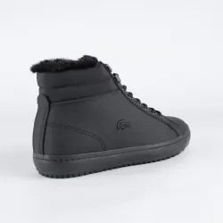 Basket montante femme Lacoste straight settherm Noir