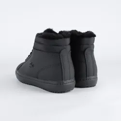 Basket montante femme Lacoste straight settherm Noir