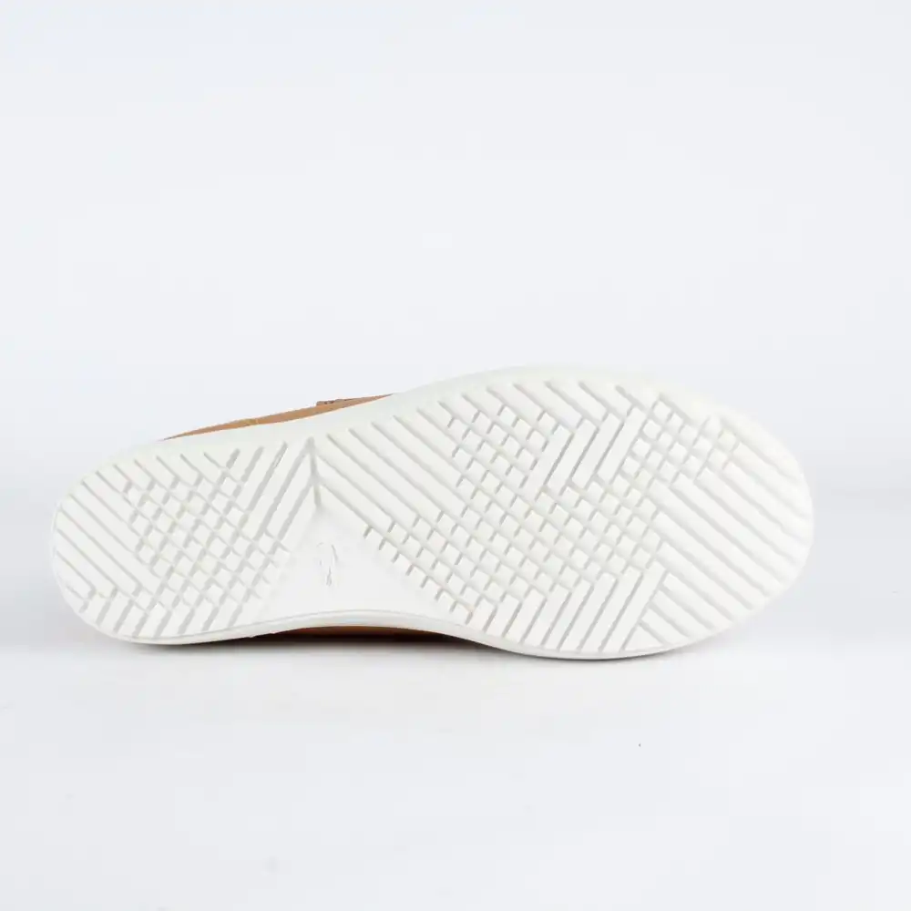 Basket montante femme Lacoste straight settherm Camel