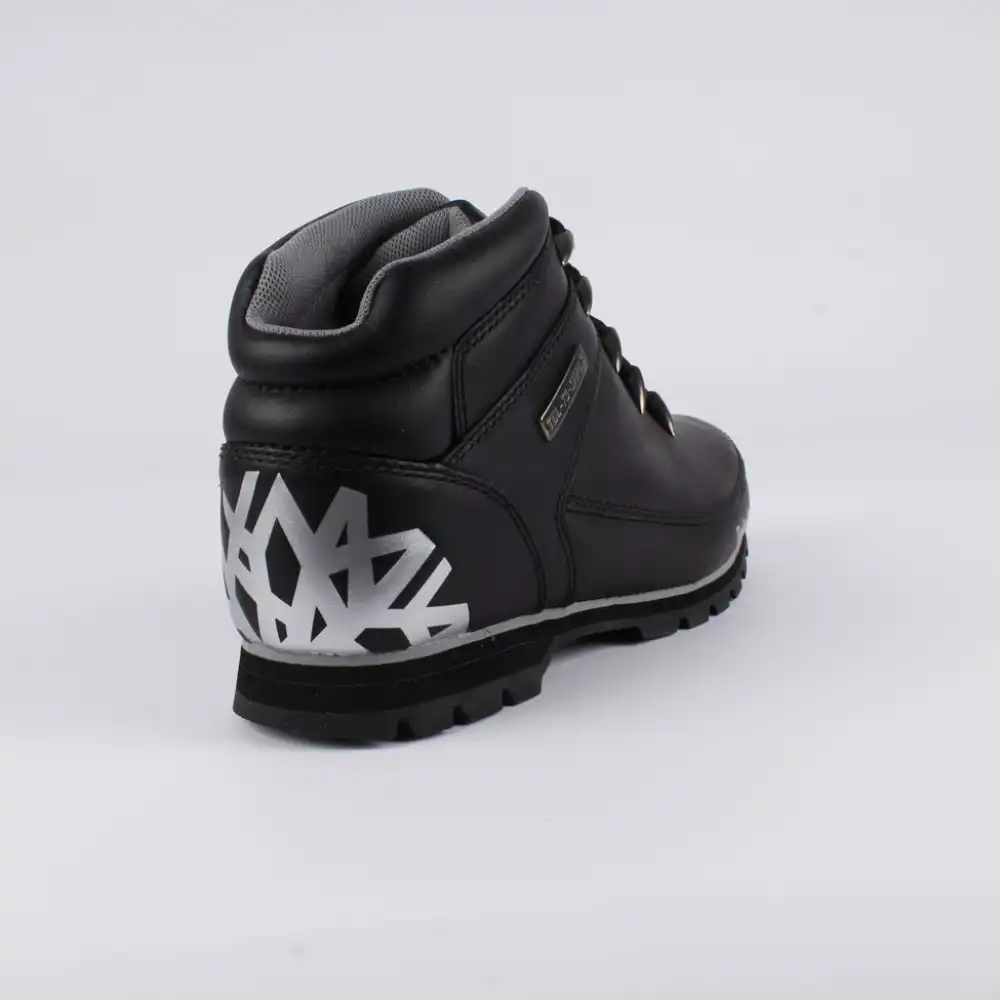 Bottine homme Timberland Euro Sprint Mid Hiker Black Full Grain Noir - ZESHOES