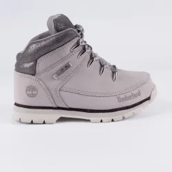 Bottine fille, boots Timberland euro sprint mid hiker light grey nubuck Gris ...