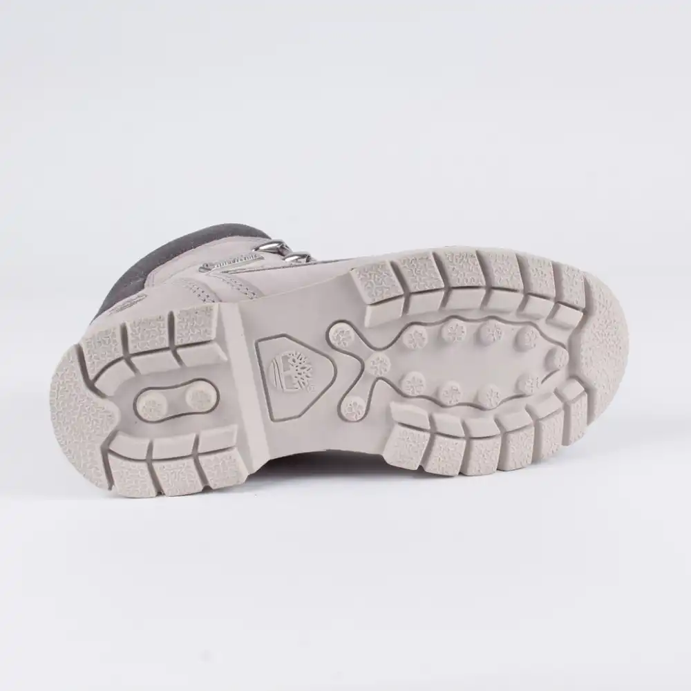 Bottine fille, boots Timberland euro sprint mid hiker light grey nubuck Gris ...