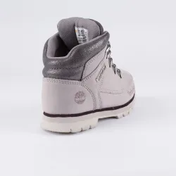 Bottine fille, boots Timberland euro sprint mid hiker light grey nubuck Gris ...