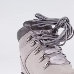 Bottine fille, boots Timberland euro sprint mid hiker light grey nubuck Gris ...