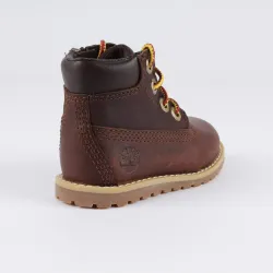 Bottine garcon, boots Timberland pokey pine 6 brown full grain Marron - ZESHOES