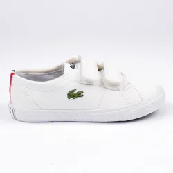 Basket basse garcon Lacoste marcel s fra spi Blanc
