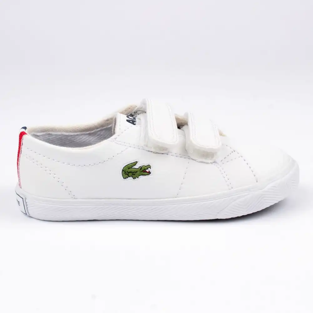 Basket basse garcon Lacoste marcel s fra spi Blanc