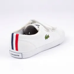 Basket basse garcon Lacoste marcel s fra spi Blanc