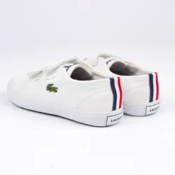 Basket basse garcon Lacoste marcel s fra spi Blanc