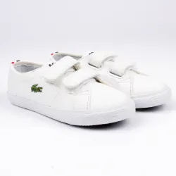 Basket basse garcon Lacoste marcel s fra spi Blanc