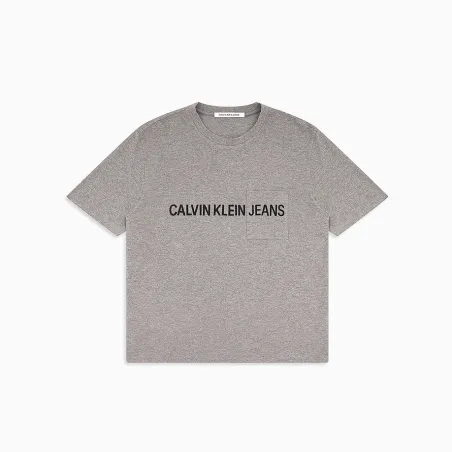 Produits victimes de leur succès Calvin Klein Gris institutional pique pocket
