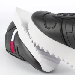 Basket basse femme Tommy Jeans high cleated Noir - ZESHOES