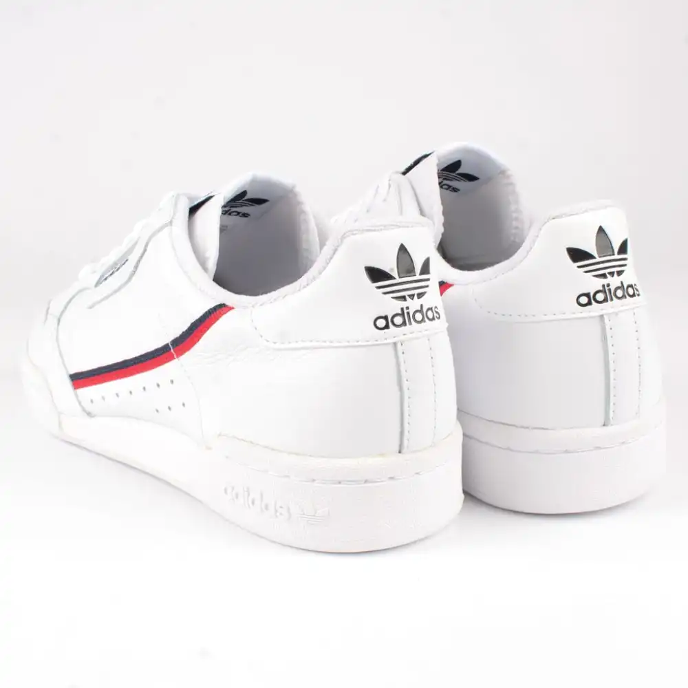 Basket basse homme Adidas continental 80 Blanc - ZESHOES