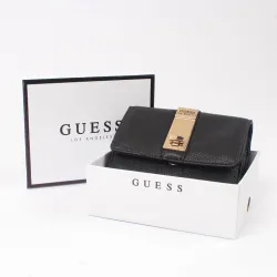 Portefeuille femme Guess small authentic Noir - ZESHOES