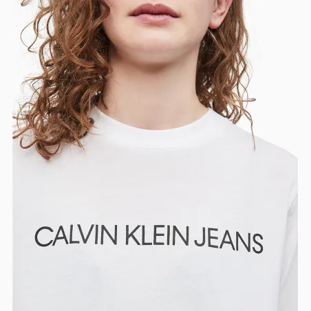 Produits victimes de leur succès Calvin Klein Blanc w institutional logo