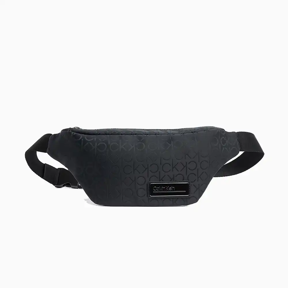 Sac banane homme Calvin Klein industrial mono dark Noir