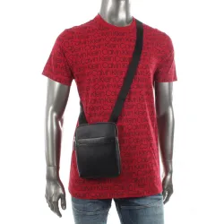 Pochette homme Calvin Klein messenger flex mini classic Noir - ZESHOES