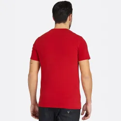 T shirt manche courte homme Guess los angeles Rouge - ZESHOES