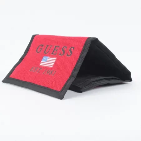 Portefeuille homme Guess Rouge american flag