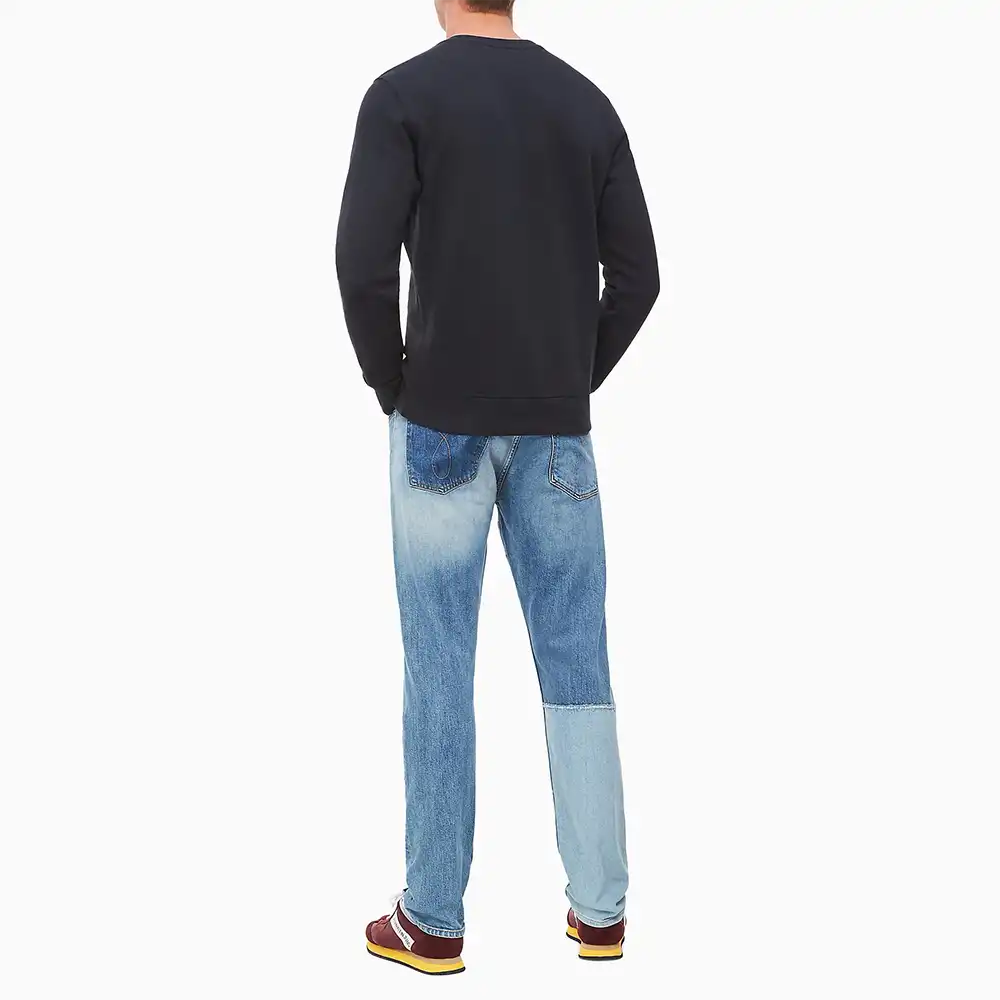 Sweat shirt homme Calvin Klein statement logo Noir