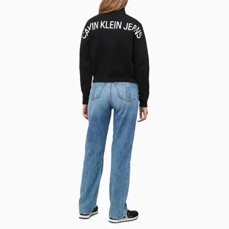 Produits victimes de leur succès Calvin Klein Noir instit back logo zip front