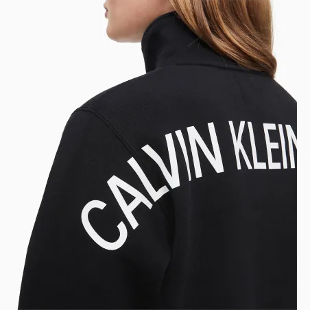 Produits victimes de leur succès Calvin Klein Noir instit back logo zip front
